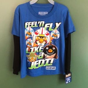 Boys ANGRY BIRDS Star Wars Shirt